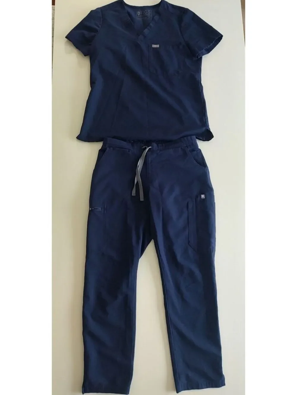 FIGS Technical Collection Navy Blue Scrubs Set Size S/P